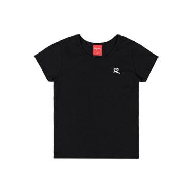 Imagem de Blusa Básica Cotton Infantil Kely Kety, Preto, 03