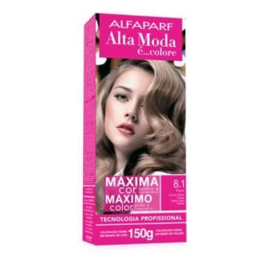 Imagem de Coloração Creme 8.1 Vison Louro Claro Cinza Alta Moda