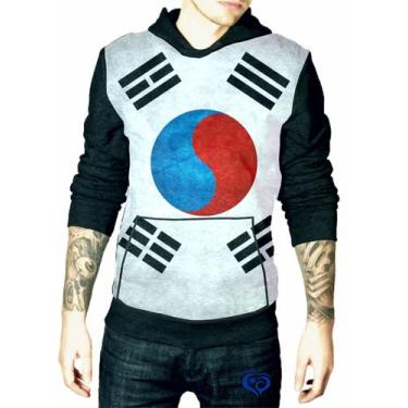 Imagem de Moletom Coreia do Sul masculino Seul blusa Adulto - Alemark, GG