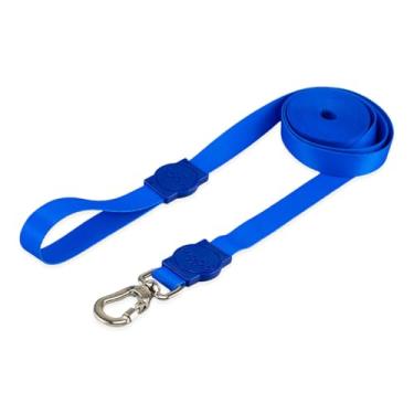 Imagem de Mood Pet Coleira Guia 10 Metros Para Cães Cachorro Adestramento Passeio Porte Grande Médio Pequeno (Blue, P)
