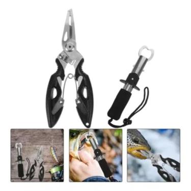 Imagem de Kit Alicate De Pesca Tira Anzol + Alicate De Contenção Inox
