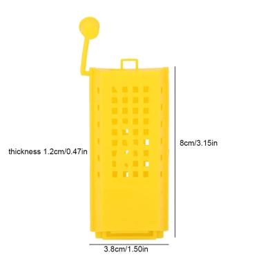 Imagem de 10 Unidades de Gaiolas de Abelha Rainha, Coletor de Transporte de Plástico Portátil Kit de Copo de Criação de Apicultura Caixa Insctary Ferramenta de Equipamento de Apicultor