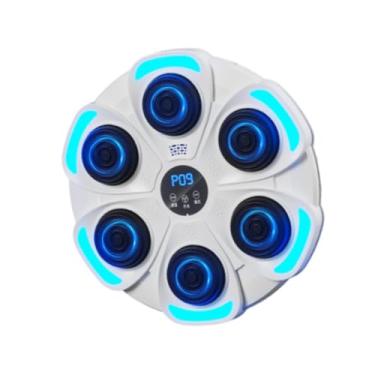 Imagem de Deevoka Alvo de parede para máquina de boxe musical, treinador de boxe, equipamento de treinamento de boxe, almofada de perfuração de saco de areia de, Branco