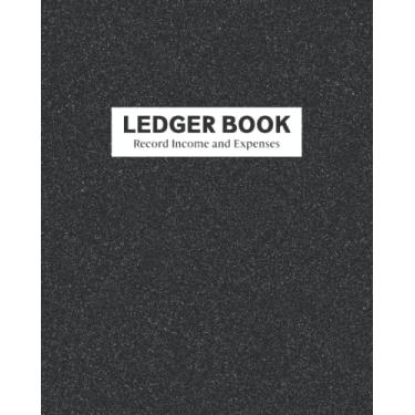 Imagem de Ledger Book: Business Planner and Notes Book | Organizer for Entrepreneurs and Small Business Owners | Note Important Dates, Record Appointments & ... and Expenses - Black and White Cover Design