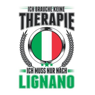 Imagem de Lignano Notizbuch: Lignano Therapie Italien Urlaub Reise Geschenk / 6x9 Zoll / 120 gepunktete Seiten