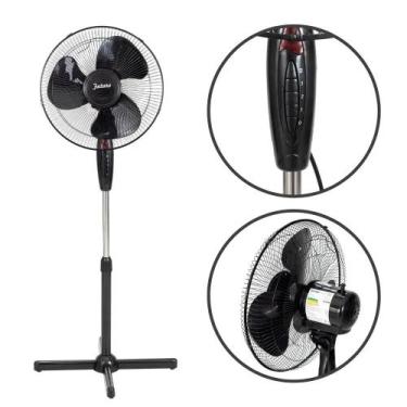 Imagem de Ventilador Coluna 40cm 3 Velocidades 50w 1,30m Preto - FUTURO, 110V