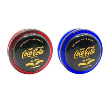 Imagem de Kit Com 2 Ioiôs Premium Edição Limitada Profissional Refrigerantes - Yoyobrasil (Azul e Vermelho)