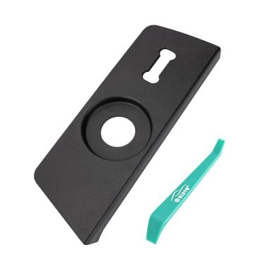 Imagem de Rldym Tampa de painel de interruptor de assento elétrico moldura frontal esquerda lado do motorista BL3Z-14A706-EB para Ford F-150 F150 XLT 2011 2012 2013 2014, substituição # BL3Z14A706EB (preto)