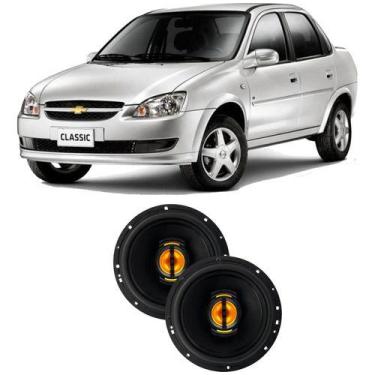 Imagem de Kit Alto Falante Porta Dianteiro Leson 110wrms Par Gm Corsa, Preto