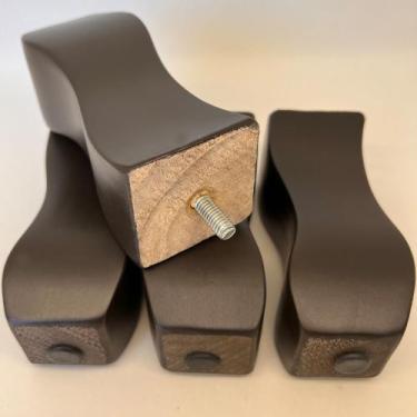 Imagem de Kit 16 Pés de Madeira Torneados Provençal V01 Luis Xv Tabaco 13 cm Móv