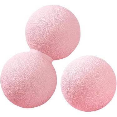 Imagem de Xensamy O conjunto de bolas de massagem inclui bola de lacrosse e bola de massagem de amendoim para fisioterapia, alívio da fadiga da fáscia muscular, relaxamento muscular, massageadores nas costas e