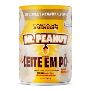 Imagem de PASTA DE AMENDOIM (250g) - MINI - Dr. PEANUT - Com Whey Protein - 5 Sabores (LEITE EM PÓ)