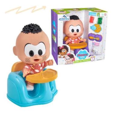 Imagem de Turma Da Mônica Boneco Cascão Hora Da Papinha - Para Criança