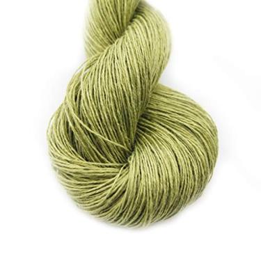 Imagem de Lotus Yarns Fio de crochê 100% linho natural para tricô à mão 50 g/Hank para roupas da moda de verão roupas de bebê macias e legais (20)