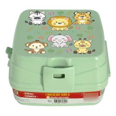 Imagem de Pote Marmita Lancheira Dupla C/ 4 Divisorias Escola Academia - Keita, 