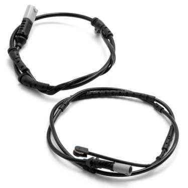 Imagem de CADUFUELLY 2 peças 34356792289 sensor de desgaste da pastilha de freio dianteiro e traseiro, substituição para BMW 330i GT xDrive 2017-2018 230i xDrive 2017-2018, substitui 34356792292