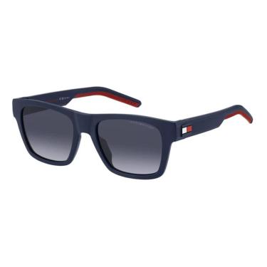 Imagem de Óculos de Sol Tommy Hilfiger 1975S Azul Marinho Lente Preto  unissex