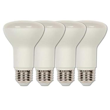Imagem de Westinghouse Lighting 5316120 50 Watts Equivalent R20 Inundação Regulável Branco Brilhante Lâmpada Energy Star com Base Média (pacote com 6), 6 unidades