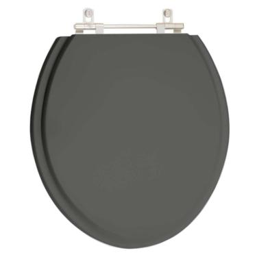 Imagem de Assento Sanitario Poliéster Convencional Oval Cinza Vip Para Vaso Deca