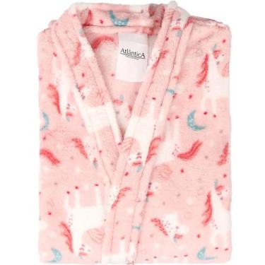 Imagem de Kit Manta E Roupão Kids Infantil Microfibra 150x220cm