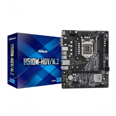 Imagem de Placa Mãe Asrock Lga1200 H510m-hdv/m.2 2xddr4 3200mhz...