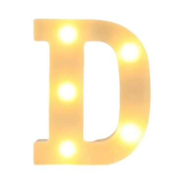Imagem de Luz de LED em Forma de Letra 16cm - Luminária Noturna para Casa, Bar e
