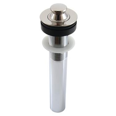 Imagem de Kingston Brass EV3006 Dreno de elevação e giro de torneira, sem transbordamento, níquel polido