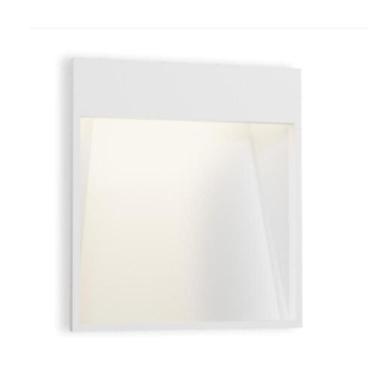 Imagem de Balizador de Embutir Parede Grid Led 3W 3000K Bivolt Luminatti, Branco