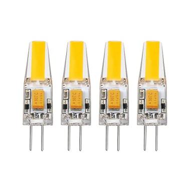Imagem de DA DANG JIA - Pacote Com 4 Lâmpadas Led G4 D10 X A37 Mm, Ca/Cc 12 V 1,5 W, Regulável, 4000 K, Branco Frio, Substitui Halógenas De 15-30 W Para Iluminação Interna, Lustre, Armário, Luminária Mesa, Ec
