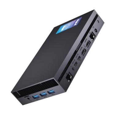 Imagem de MeLE Overclock X5 Mini Pc Dual Lan Processors I5-12450H (Até 4,4 Ghz) Micro Pc Dual Nic 32 Gb Ddr4 1 Tb Rom Pequenos Computadores De Mesa Quatro Telas De Exibição, Hdmi2.0+Dp1.4, 2.4G E 5G Wifi, Bt5.2