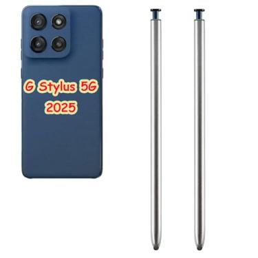 Imagem de Pacote com 2 canetas G Stylus 5G 2025 de substituição para Moto G Stylus 5G 2025 Stylus para Motorola Moto G Stylus 5G 2025 todas as versões S Pen (Gibraltar Sea)