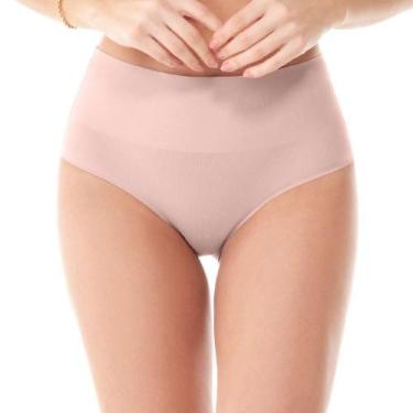 Imagem de Calcinha Tanga Cós Alto Laser Termofusionada Blush - Básicos, P
