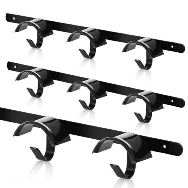 Imagem de Zonon Ganchos de freio de metal para cavalos, cabide de cabide de metal para armazenamento de arreios e suprimentos de celeiro (três ganchos)