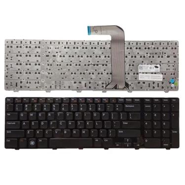 Imagem de Siakoocty Teclado de substituição para laptop US Layout para Dell XPS 17 L701X L702X 5720 7720 17R N7110 7110 Vostro V3750 3750 com moldura, sem trackpoint, sem retroiluminação preta