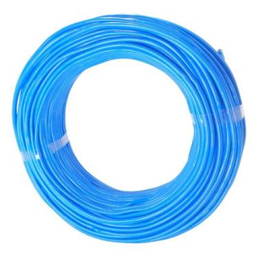 Imagem de Fio 6mm 100m Flexivel Rolo De Fio 6mm Eletrico - Cabo Flex, Azul