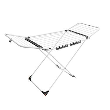 Imagem de Varal de Chão Com Abas Big Aço Branco Abas Resistente 26kg - SECALUX, 