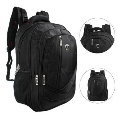 Imagem de Mochila Grande p/ Notebook Bolsa Multifuncional Resistente