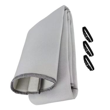 Imagem de Capa Portátil para Mangueira de Ar Condicionado | Isolação Para Ar Condicionado Portátil Com 3 Cintas Ajustáveis,Acessórios para Eletrodomésticos para Utilização em Carro Janela Escritórios