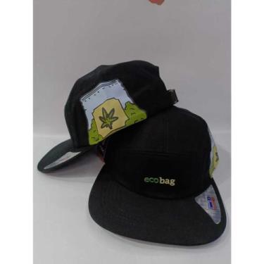 Imagem de bone chapeu five masculino feminino aba reta JM snapback five panel - 