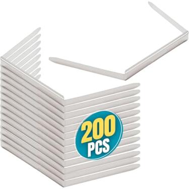 Imagem de 1InTheOffice Fixador de metal, fixadores de pino 5 cm, fixadores de arquivo de metal, 7 cm de centro a centro, 100 peças, pacote com 2