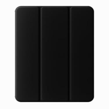 Imagem de SSS·GRGB Capa para Samsung Galaxy Tab A9 Plus/A9+ 5G 11 polegadas 2023 e 2024 modelos (SM-X210/X216/X218), capa protetora híbrida com suporte de três dobras de TPU macio (preta)