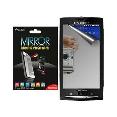 Imagem de Amzer Protetor de tela espelhado com pano de limpeza para Sony Ericsson Xperia X10