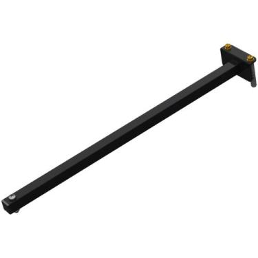 Imagem de SUPORTE REFLETOR FACHADA BANNER BRAÇO 50 cm - MULTIFORMA, Preto