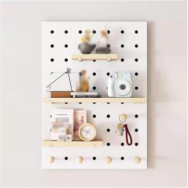 Imagem de Woode Pegboard, Kit De Pegboard Pael, Organizador De Parede Pegboard, Diy Armazenamento E Display Paels Para Organizador De Parede, White, 60x80cm