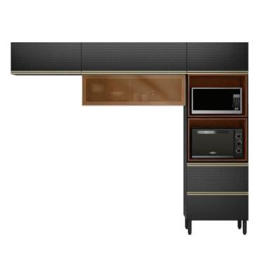 Imagem de Cozinha Modulada Proença 3 Peças com Torre Quente 2 Fornos e Aéreo 80c