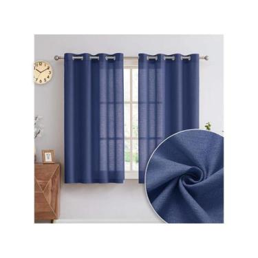 Imagem de Cortina Rustica Texturizada Para Janela 3,00m X 1,6m Para Varão 2m - C