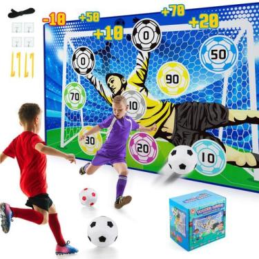 Imagem de Jogo de salão Soccer Set Helsort com gol e 2 bolas para crianças de 3 