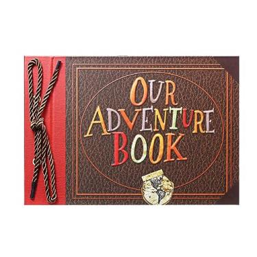 Imagem de Álbum de fotos vintage de papel kraft, álbum de fotos faça você mesmo feito à mão, livro de álbum para aniversário, casamento, viagem