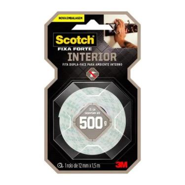 Imagem de Fita Dupla Face Fixa Forte Espuma 3m 12mm X 1.5m