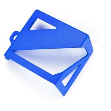 Imagem de NT1100 Acessórios Tampa do reservatório de fluido de freio traseiro Protetor de copo de óleo compatível com NT1100 2021 NT 1100 2022 Nt1100 DCT 2023 (Blue-Nologo)